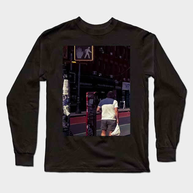 Brooklyn Streets NYC Long Sleeve T-Shirt by eleonoraingrid